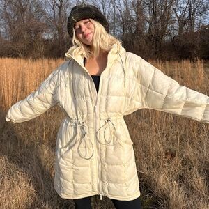 Fp movement lightweight mid length puffer jacket